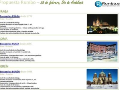 Propuesta rumbo para el 28 de febrero día de andalucía