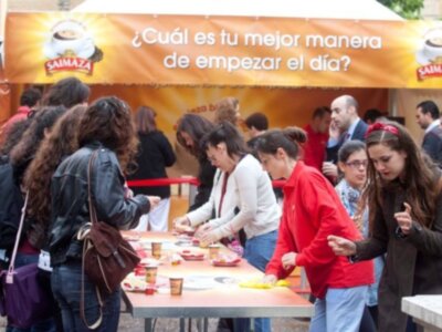 Saimaza y David Bustamante: la mejor forma de empezar el día