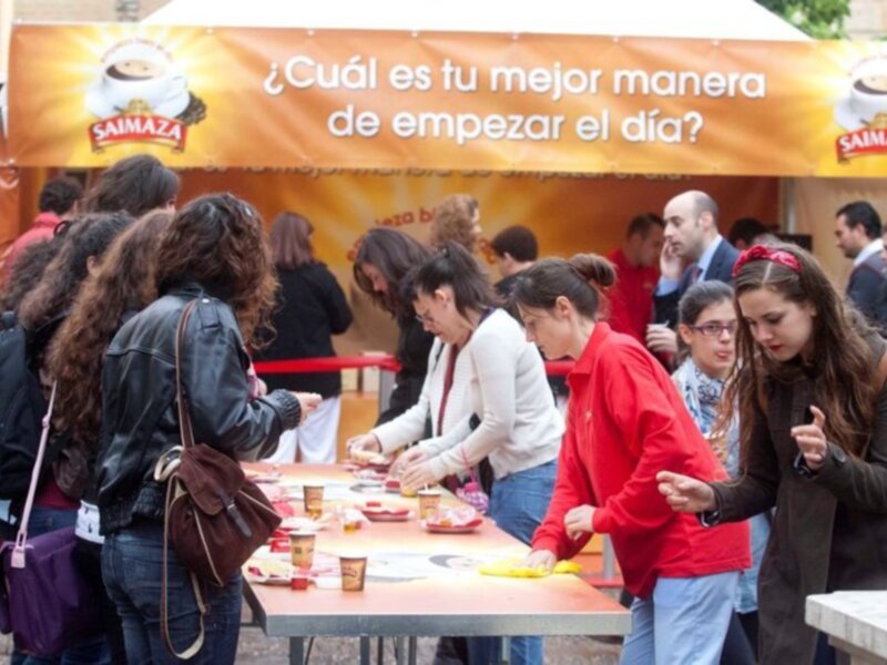 Saimaza y David Bustamante: la mejor forma de empezar el día