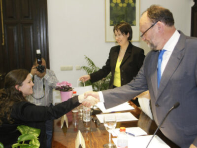 La alumna de la UPO Victoria Prieto Moreno, IV Premio de Traducción Francisco Ayala