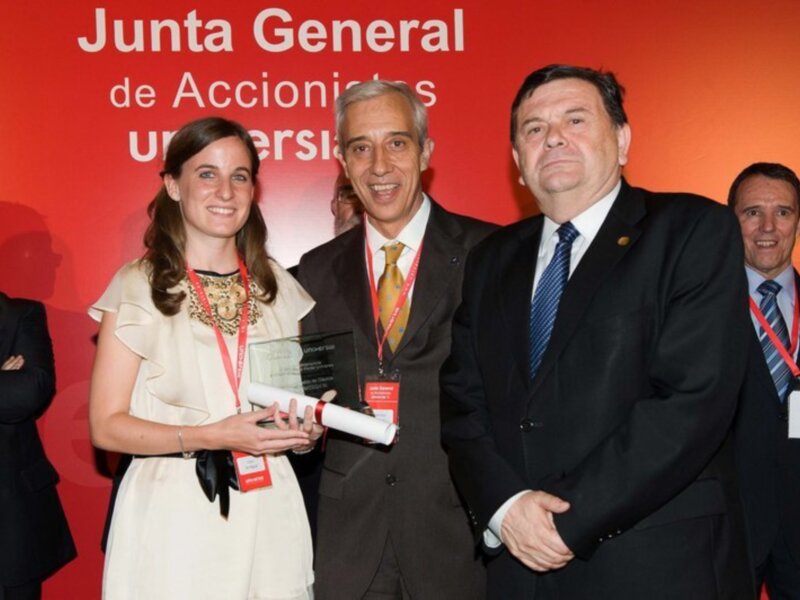 La estudiante de la UPO Clara de Miguel Buckley, Mención Especial del Premio UniProyecta 
