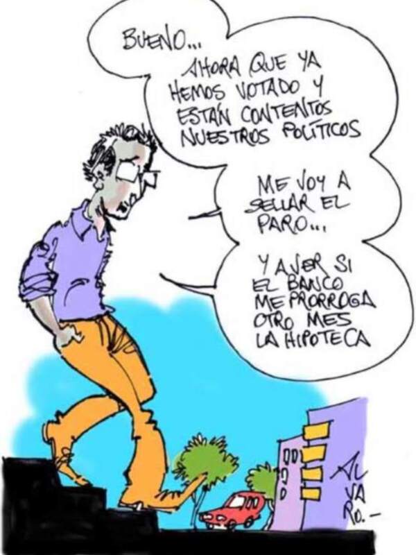 Viñeta de humor de Álvaro Peña