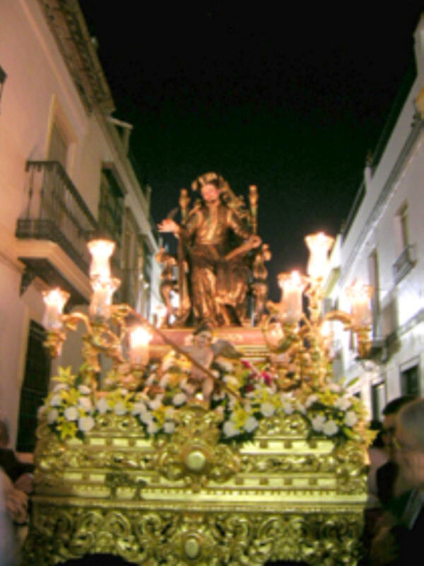 Procesión de bajada de San Gregorio de Osset en Alcalá del Río