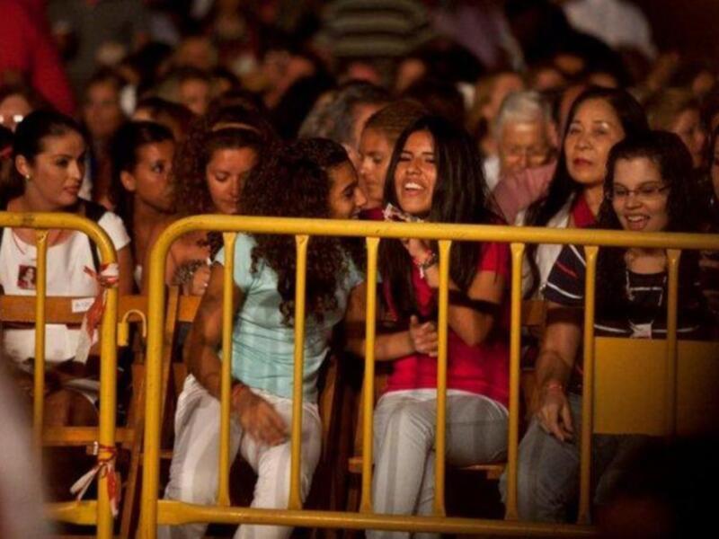 Chavely y Falete fans números uno de Isabel Pantoja en San Fernando el domingo ante 4.000 personas
