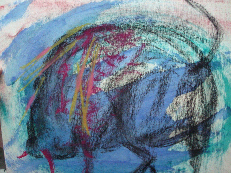 Miguel Caiceo, primera obra