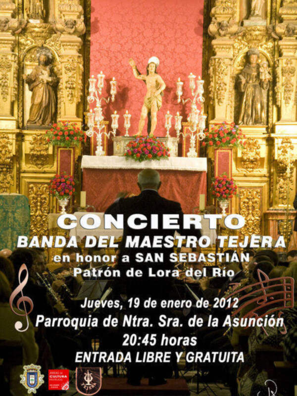 Concierto Banda Tejera (19 enero) y III Mercado Medieval (20, 21 y 22 enero) Lora del río