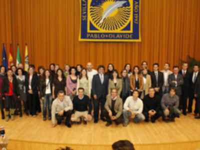 Andrés Rodríguez Benot toma posesión como decano de la Facultad de Derecho de la UPO y Ramón Valle Cabrera como director del Departamento de Organización de Empresas y Marketing