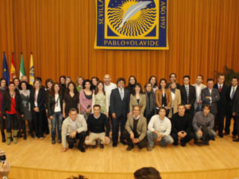 Andrés Rodríguez Benot toma posesión como decano de la Facultad de Derecho de la UPO y Ramón Valle Cabrera como director del Departamento de Organización de Empresas y Marketing