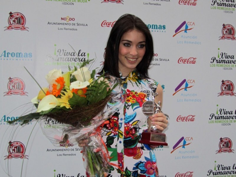 Alejandra Sánchez, ganadora del Certamen AROMAS FASHION MODELS