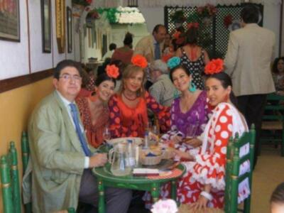 José Joaquín Gallardo disfrutan de la feria