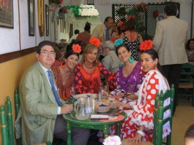 José Joaquín Gallardo disfrutan de la feria