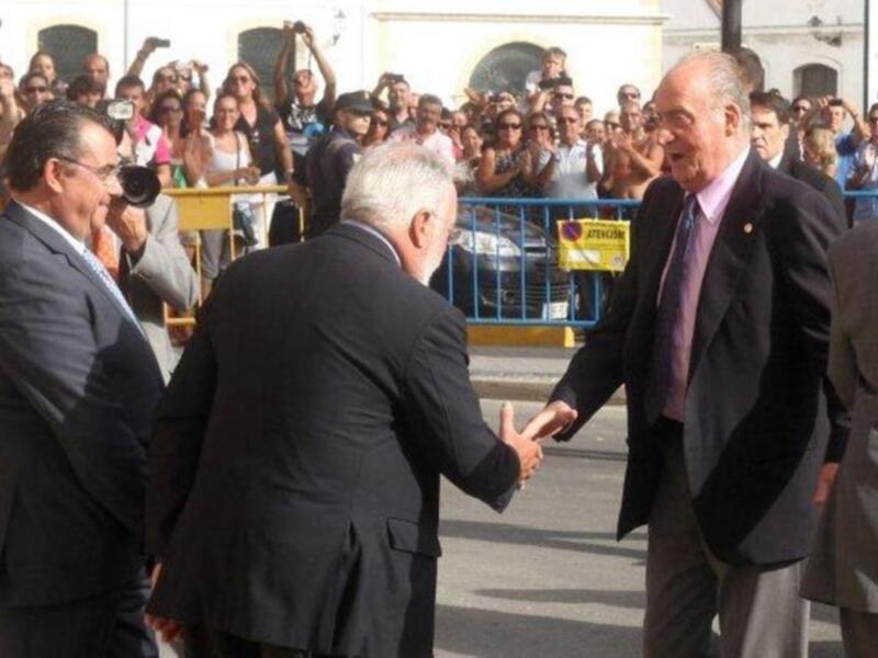 El rey presidio corrida toros en el Puerto de Santa María.