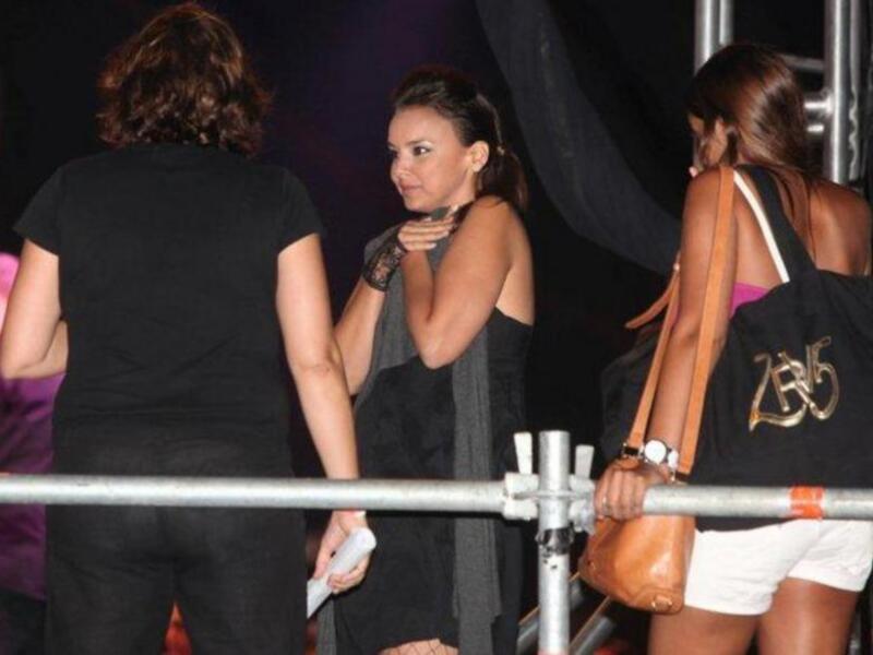 Chenoa con su novio Curi Gallardo, coincide con su ex, David de María