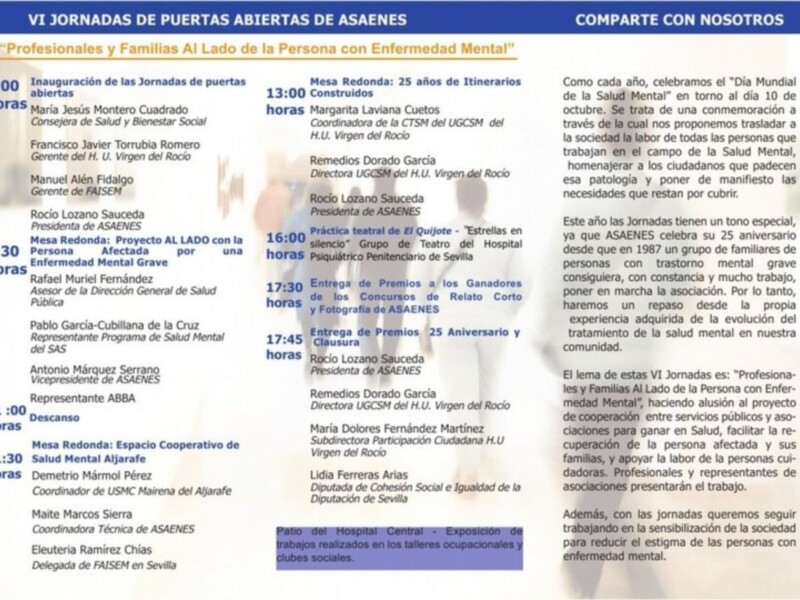 Jornadas Puertas Abiertas ASAENES&#8207;