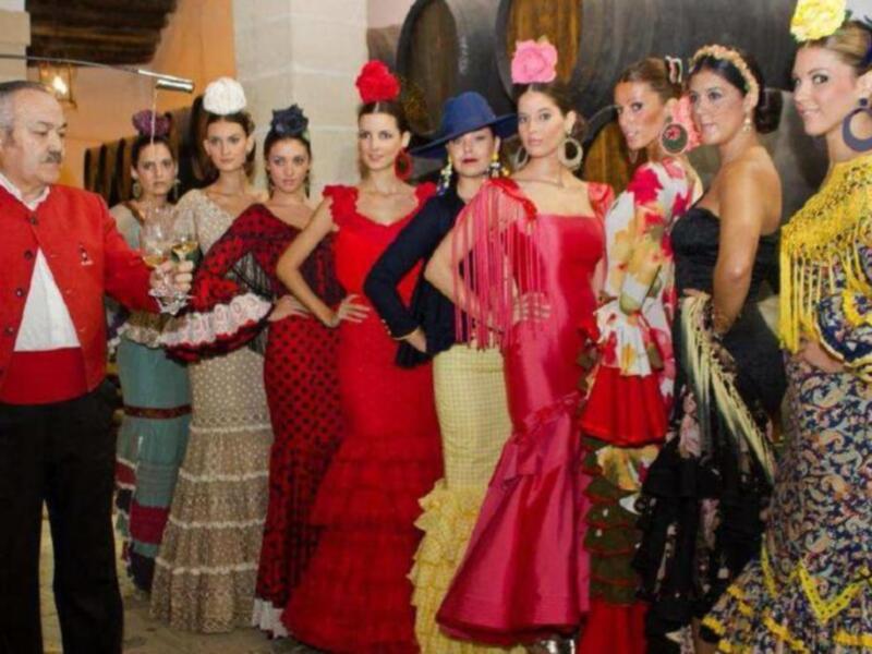 La Pasarela Flamenca de Jerez ,Volantes al aroma del vino de Jerez