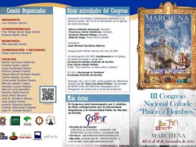 III congreso nacional cofrade "Pasión a hombros"