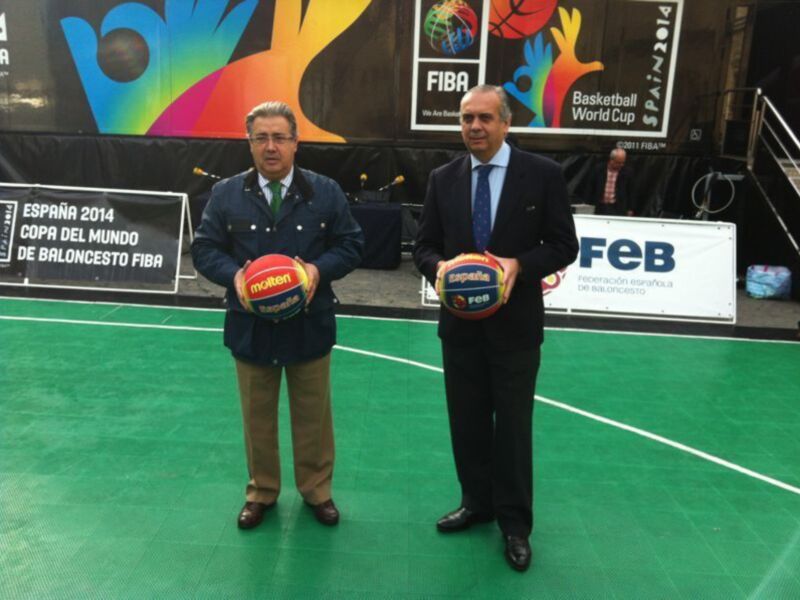 Presentación de Sevilla como sede de la Copa del Mundo 2014 de baloncesto