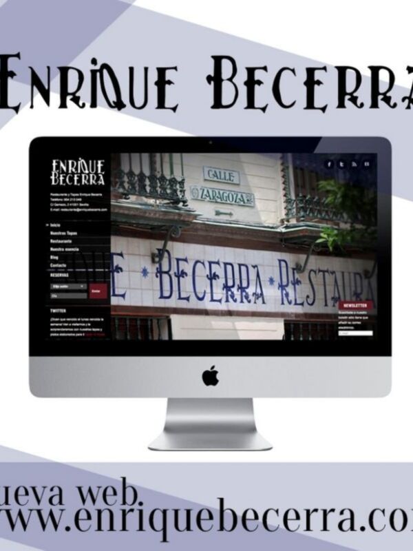 Nueva Web del restaurante Enrique Becerra