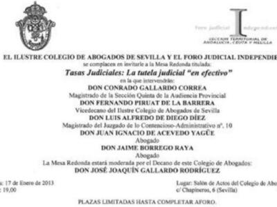Abogados y Jueces debaten sobre la nueva Ley de Tasas Judiciales