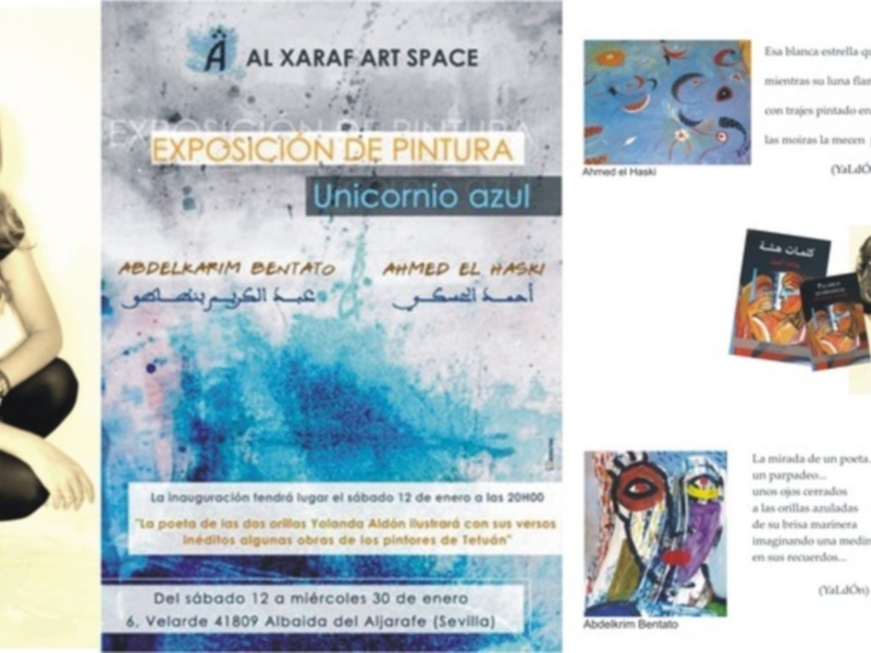 Yolanda Aldón voz poética del arte pictórico de Tetuán (marruecos) en Sevilla