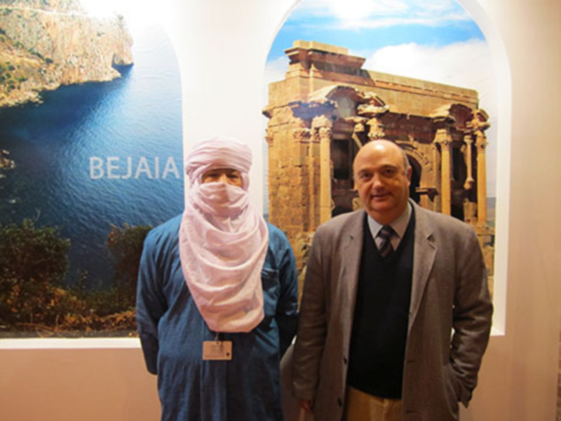 FITUR 2013 visita al Pabellón de Argelia.