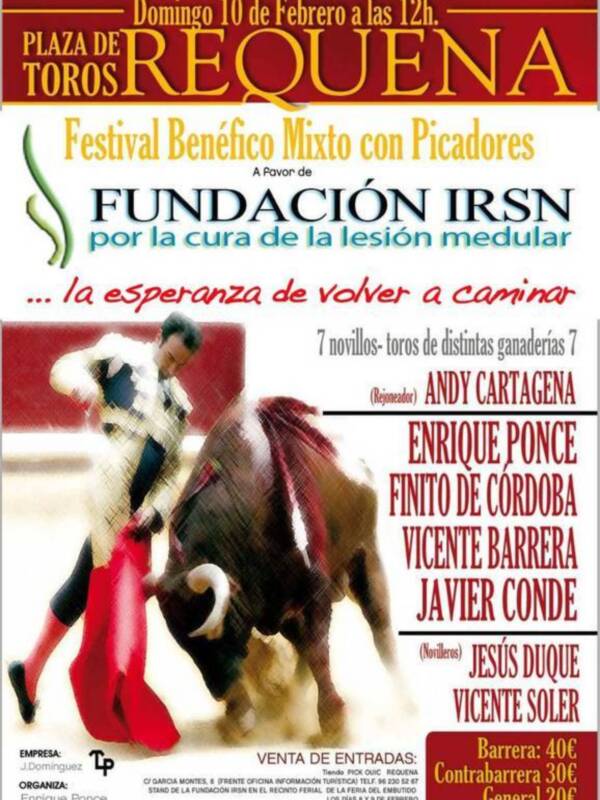 Enrique Ponce presenta el festival de Requena