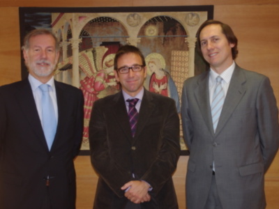 Visita institucional del Director General de Seguridad y Salud Laboral de la Consejería de Empleo de la Junta de Andalucía a la Mutua Asepeyo