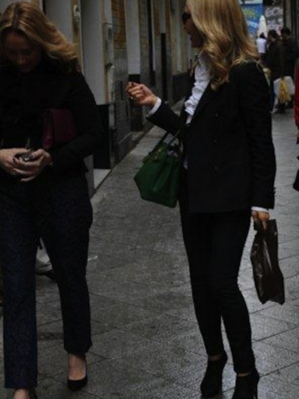 Carmen Lomana en la Semana Santa sevillana