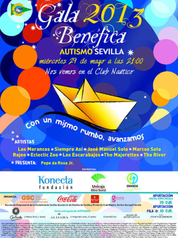 La XIV Gala de Autismo Sevilla, en el Club Náutico