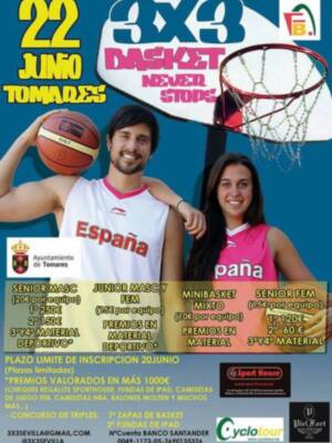 Nace en Sevilla el espectáculo del 3x3 Basket Never Stops