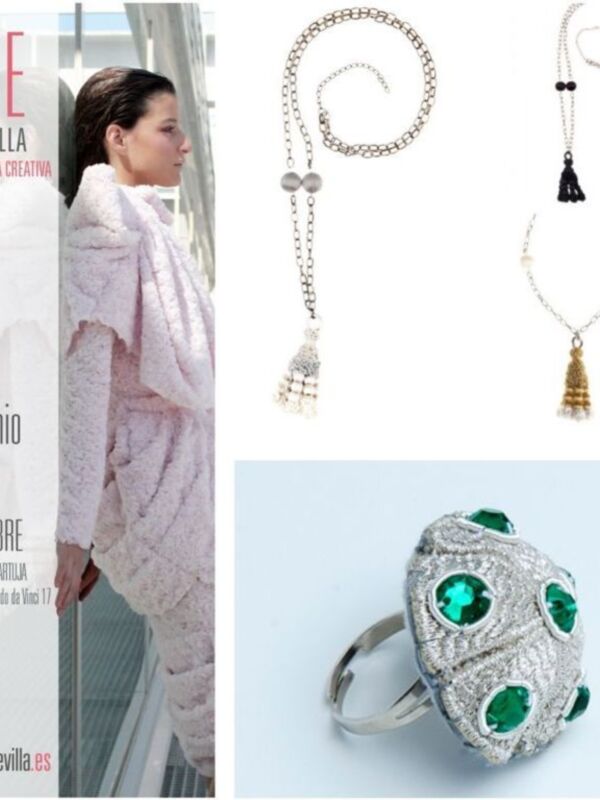 Silvia Barca presenta sus diseños en el Foro de la Moda Creativa de Sevilla