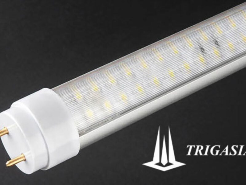 Trigasia renueva el sistema de iluminación de DIN Impresores, consiguiendo ahorrar 100 euros al año por cada lámpara LED instalada