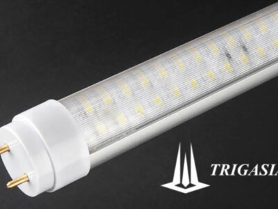 Trigasia renueva el sistema de iluminación de DIN Impresores, consiguiendo ahorrar 100 euros al año por cada lámpara LED instalada