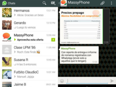 MassyPhone prevé que WhatsApp alcance los 40 millones de usuarios en España en 2015