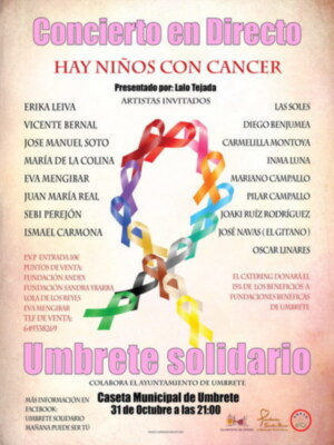 El 31 de Octubre "Umbrete Solidario" organizado por Eva Mengíbar