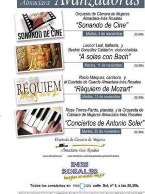 La Orquesta de Cámara de Mujeres Almaclara·Inés Rosales celebra el I Festival de Música 'Avanzadoras'