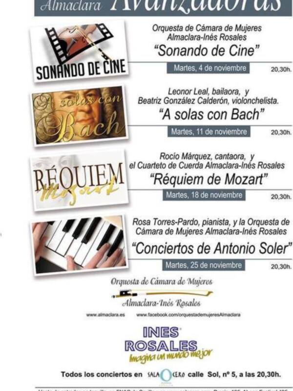 La Orquesta de Cámara de Mujeres Almaclara·Inés Rosales celebra el I Festival de Música 'Avanzadoras'