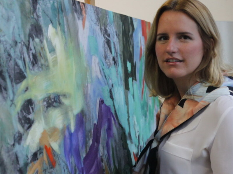 La pintora sevillana Angela Mena abre las puertas de su estudio en la C/ Rosario el Miércoles 5