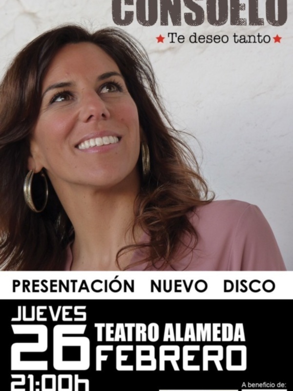 Consuelo presenta su nuevo disco el 26 en Teatro Alameda a beneficio de Nuevo Futuro