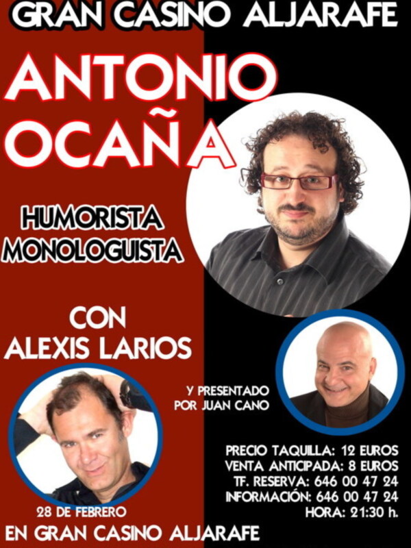 Antonio Ocaña el 28F en el Gran Casino Aljarafe