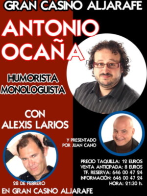 Antonio Ocaña el 28F en el Gran Casino Aljarafe