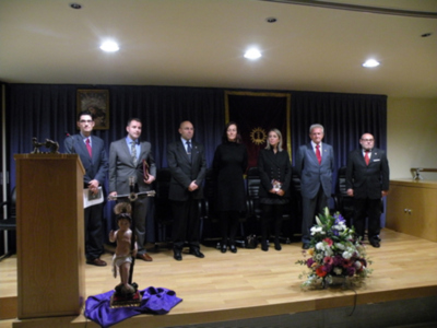 Sevilla. El Pregón de F. Manuel Pérez  Estepa en el Colegio de Enfermería  de Sevilla.