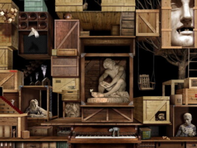 El artista Angel Pantoja inaugura mural en "El Almacén" de la Calle Regina