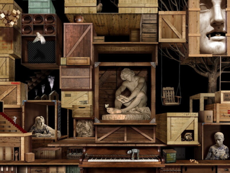 El artista Angel Pantoja inaugura mural en "El Almacén" de la Calle Regina