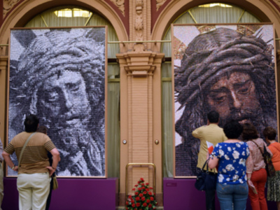 Sevilla.Clausurado la exposición ?Las huellas del señor? por los ?L? años de la Basílica del Gran Poder.