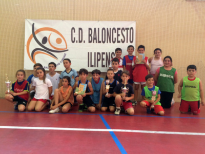Provincia de Sevilla.El futuro del baloncesto Ilípense asegurado con su cantera de deportista.