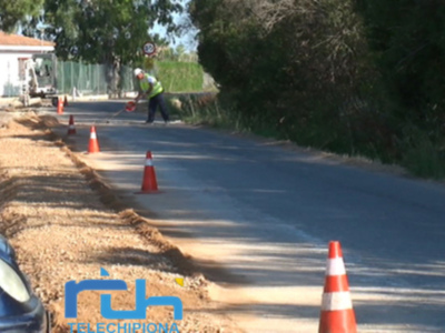 Comienza el acondicionamiento y mejora de la Pista de Montijo y el Ahorcado que mejorará el firme de más de 1.500 metros. 