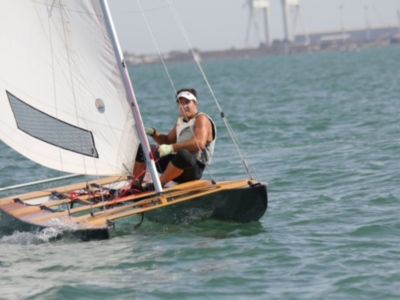 Carlos de Bricio, campeón de Andalucía de Patín a vela