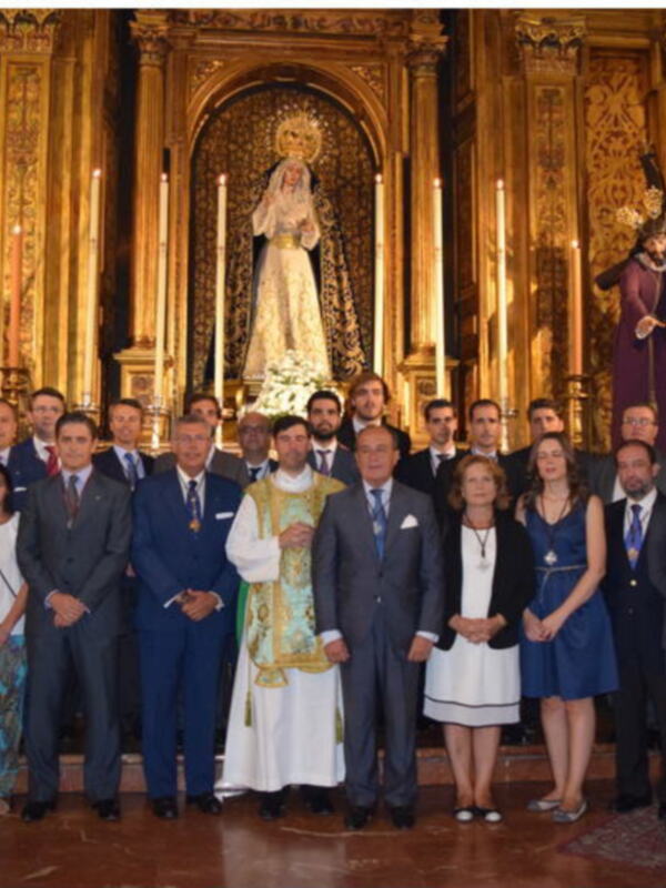Sevilla. Toma de posesión de la nueva junta de Gobierno de la Archicofradía del Valle