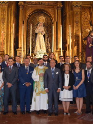 Sevilla. Toma de posesión de la nueva junta de Gobierno de la Archicofradía del Valle